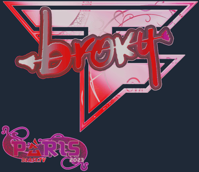 Sticker | broky（全息）| 2023年巴黎锦标赛