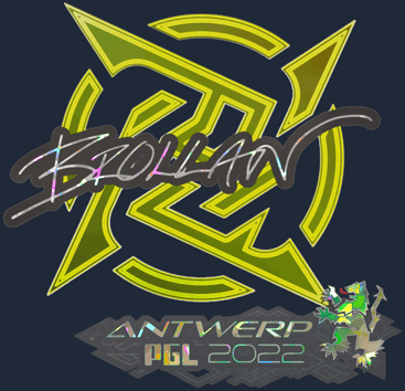 Sticker | Brollan (purpurina) | Amberes 2022