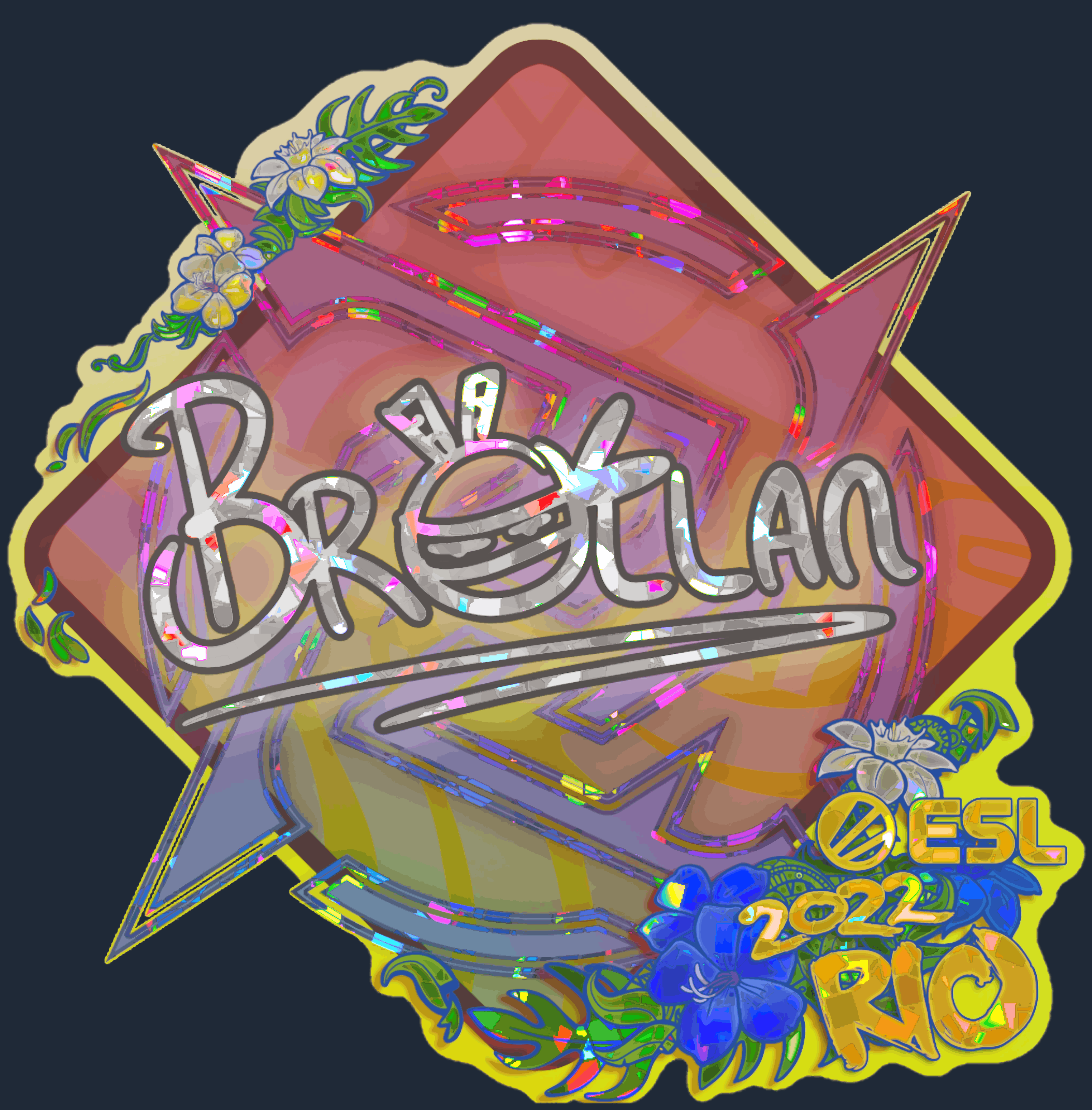 Sticker | Brollan (Glitter) | Rio 2022