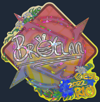 Sticker | Brollan (purpurina) | Río 2022