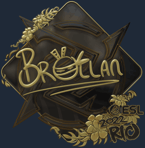 Sticker | Brollan (Gold) | Rio 2022