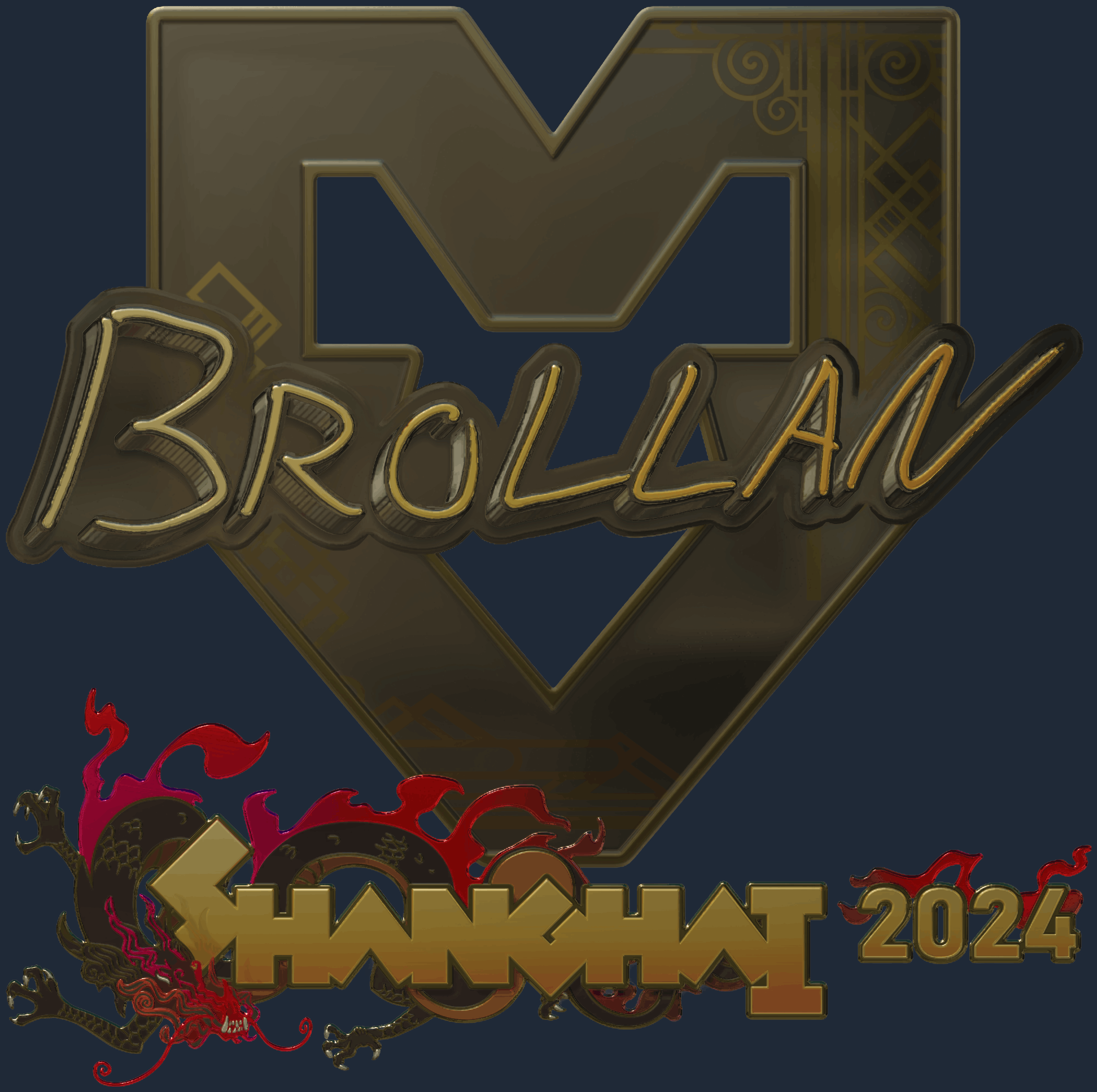 Sticker | Brollan (Gold) | Shanghai 2024