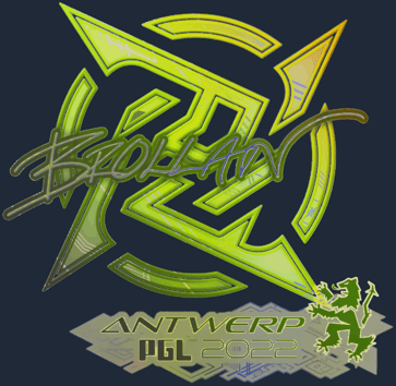 Sticker | Brollan (holográfica) | Amberes 2022