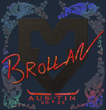 Sticker | Brollan (holográfica) | Austin 2025