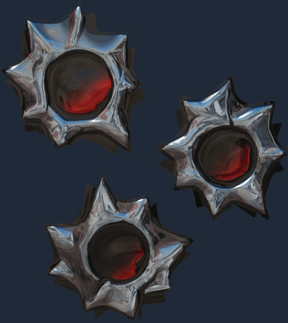 Sticker | Lluvia de balas (reflectante)