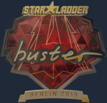 Sticker | buster (Gold) | Berlin 2019