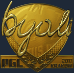 Sticker | byali (Gold) | Krakow 2017