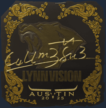 Sticker | C4LLM3SU3 (dorada) | Austin 2025