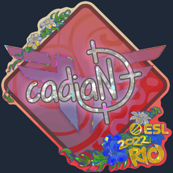 Preview image 2 of Sticker | cadiaN (brokatowa) | Rio 2022