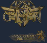 Sticker | cadiaN (Gold) | Antwerp 2022