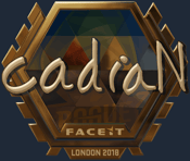 Sticker | cadiaN (Gold) | London 2018