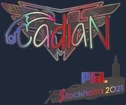 Sticker | cadiaN (Holo) | Stockholm 2021