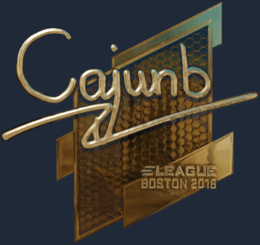 Sticker | cajunb (Gold) | Boston 2018
