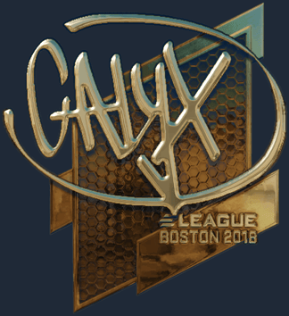 Sticker | Calyx (Gold) | Boston 2018
