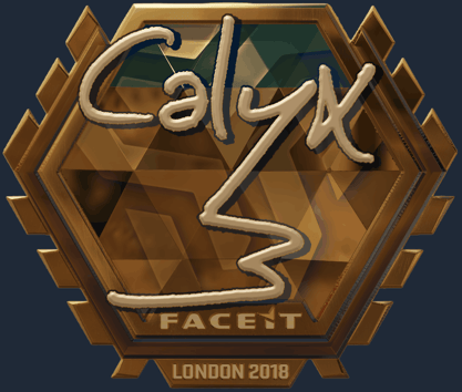 Sticker | Calyx (dorada) | Londres 2018