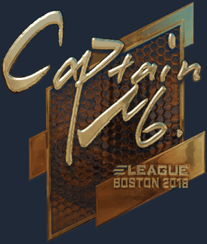 Sticker | captainMo (Altın) | Boston 2018
