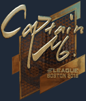 Sticker | captainMo (Gold) | Boston 2018