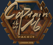 Sticker | captainMo (Gold) | London 2018