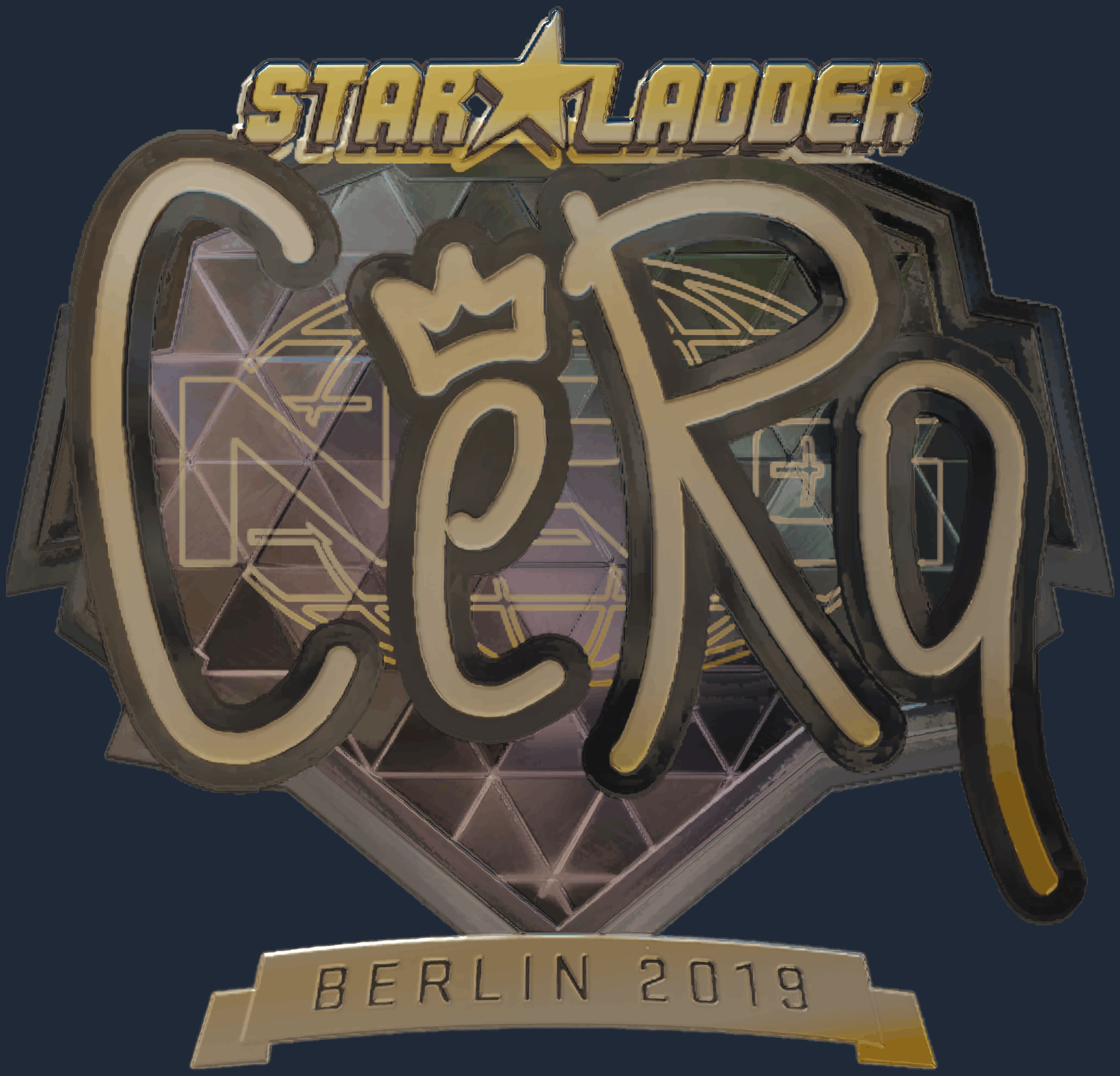 Sticker | CeRq (Gold) | Berlin 2019