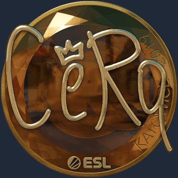 Sticker | CeRq (dorada) | Katowice 2019