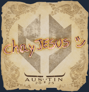 Sticker | chayJESUS | Austin 2025
