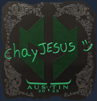 Sticker | chayJESUS (reflectante) | Austin 2025