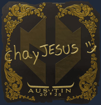 Sticker | chayJESUS (dorada) | Austin 2025
