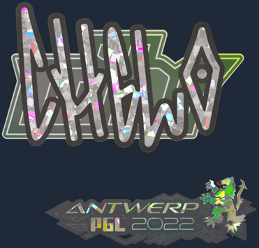 Sticker | chelo (purpurina) | Amberes 2022