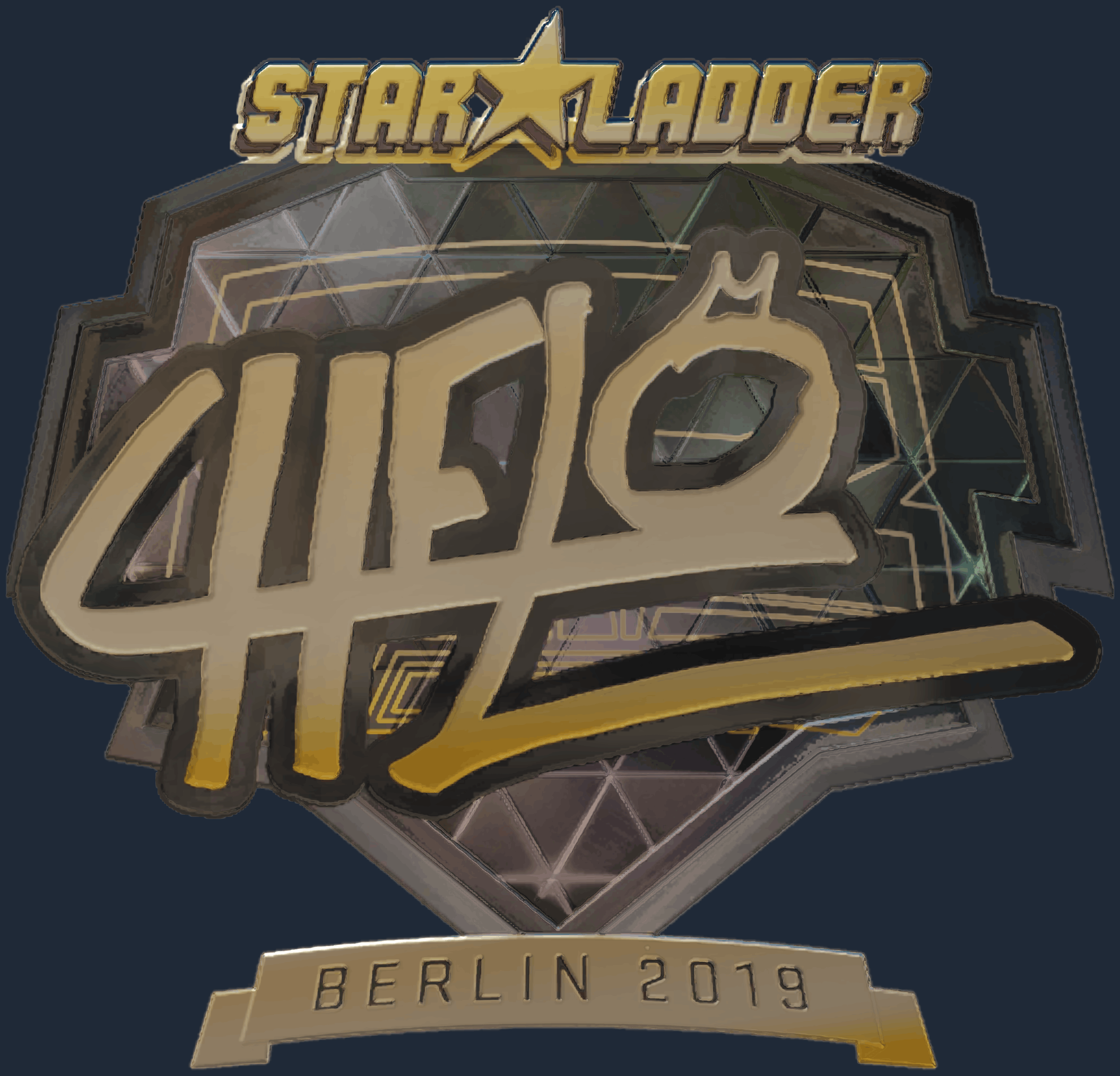 Sticker | chelo (Gold) | Berlin 2019