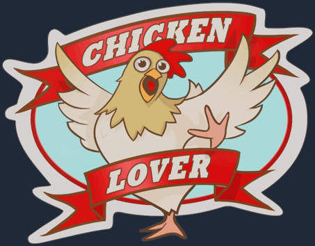 Sticker | Amante de los pollos