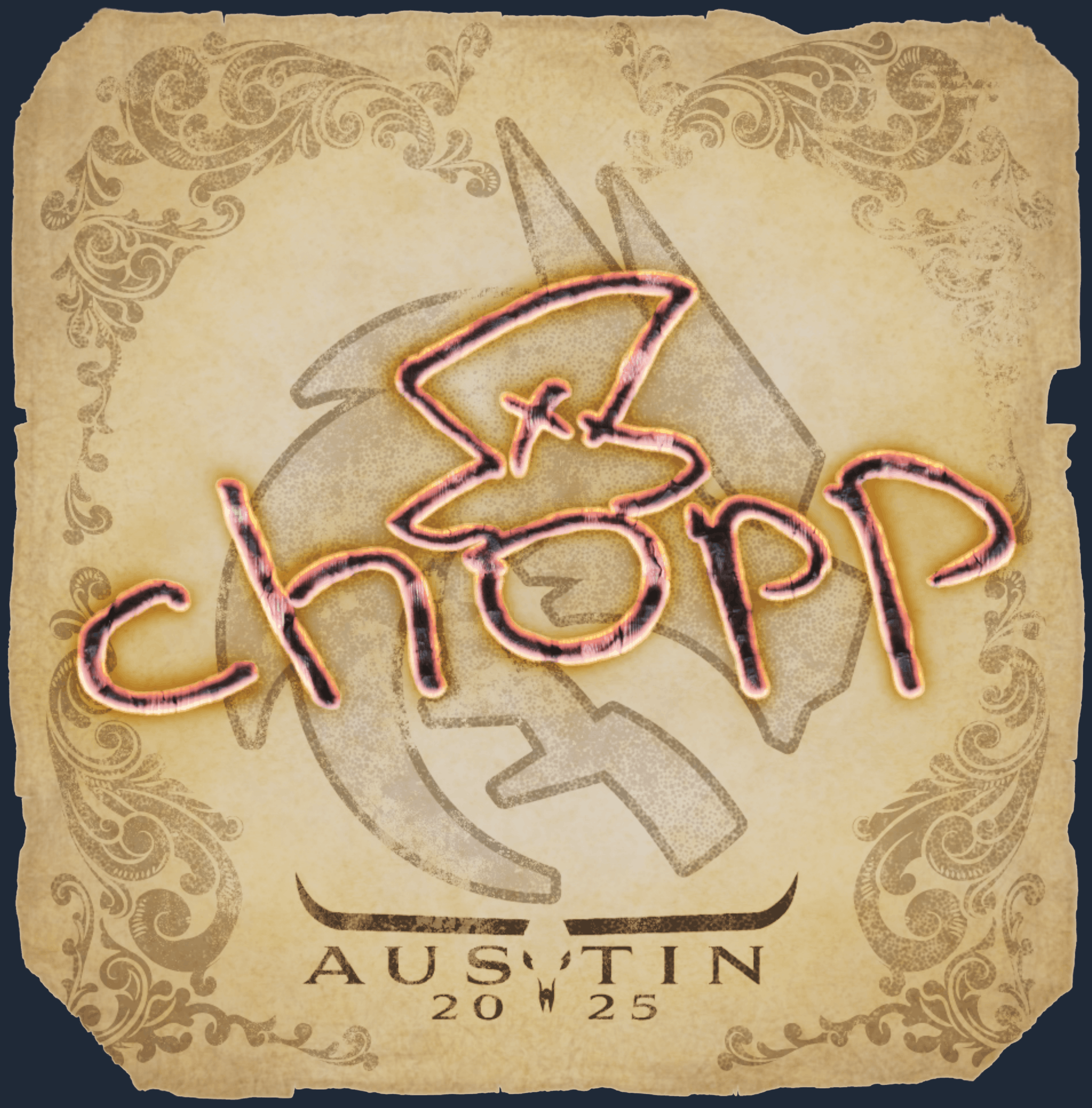 Sticker | chopper | Austin 2025