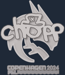 Sticker | chopper | Copenhagen 2024