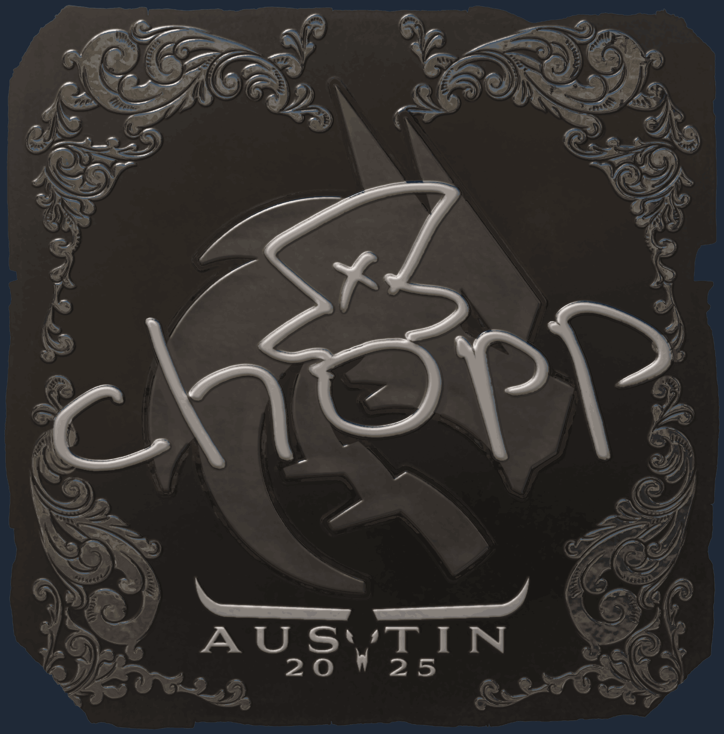 Sticker | chopper (Foil) | Austin 2025