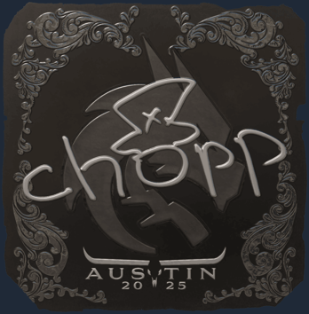 Sticker | chopper (reflectante) | Austin 2025