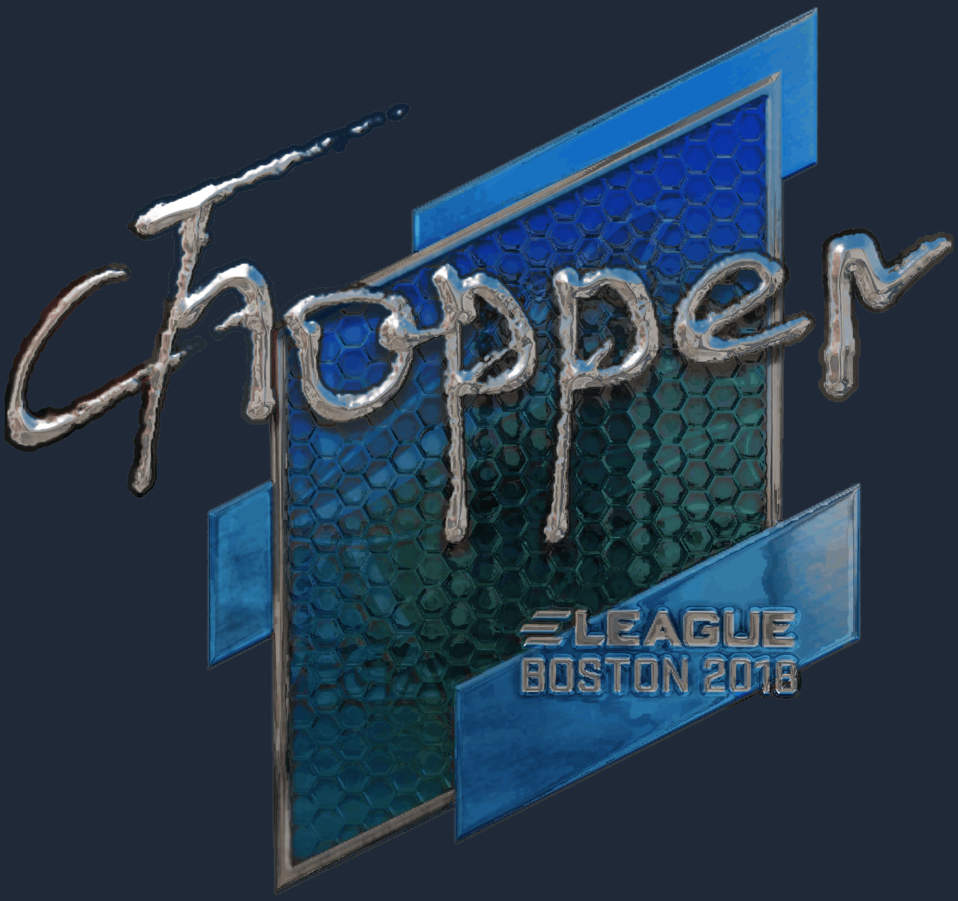 Sticker | chopper (Foil) | Boston 2018