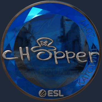 Sticker | chopper (reflectante) | Katowice 2019