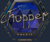 Sticker | chopper (Foil) | London 2018
