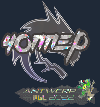 Sticker | chopper (Glitter) | Antwerp 2022