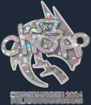 Sticker | chopper (Glitter) | Copenhagen 2024