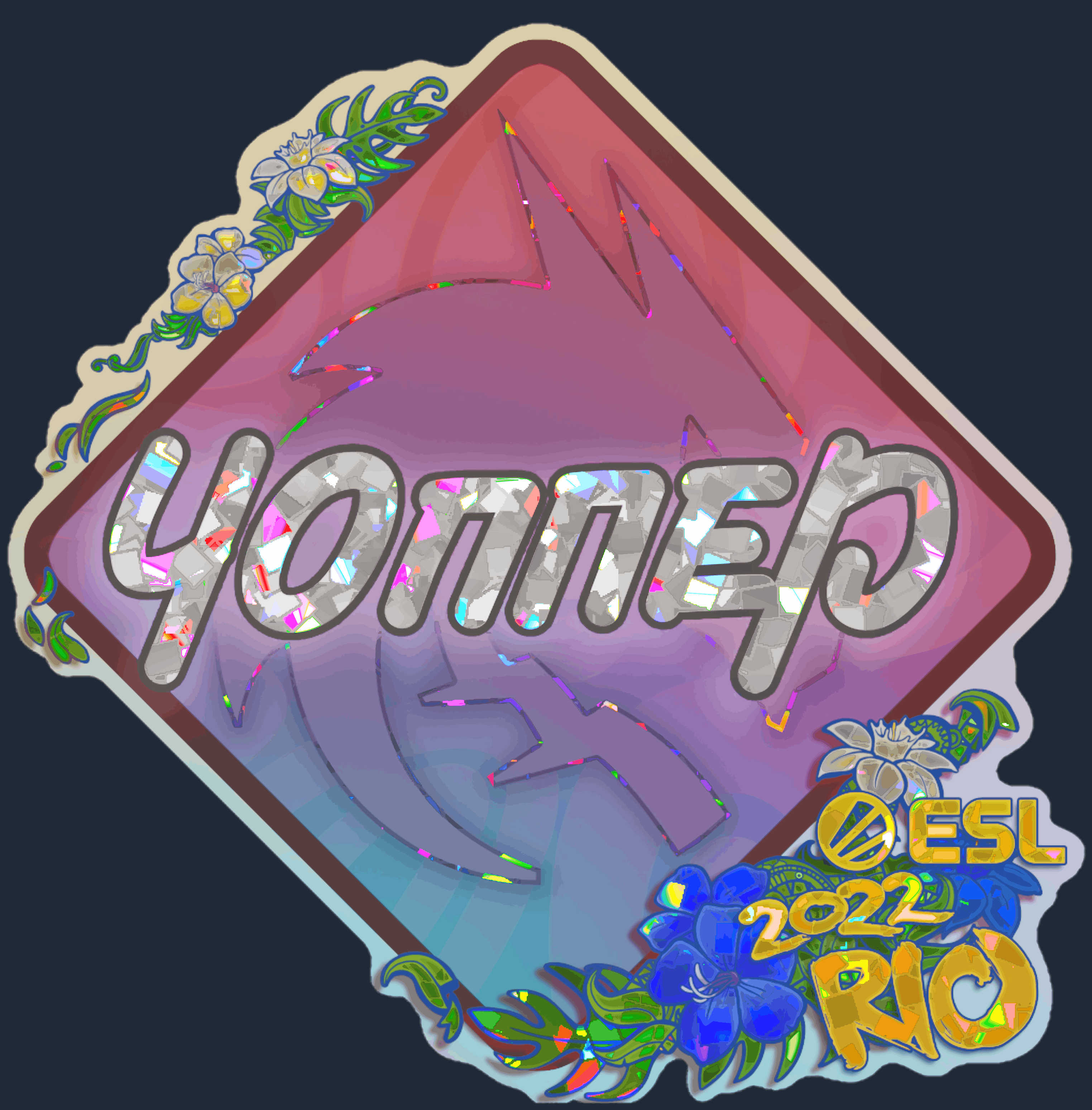 Sticker | chopper (Glitter) | Rio 2022