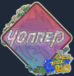 Sticker | chopper (Glitter) | Rio 2022