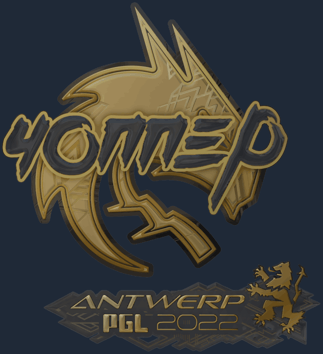 Sticker | chopper (dorada) | Amberes 2022