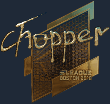 Sticker | chopper (dorada) | Boston 2018