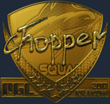 Sticker | chopper (Gold) | Krakow 2017