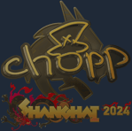 Sticker | chopper (Gold) | Shanghai 2024