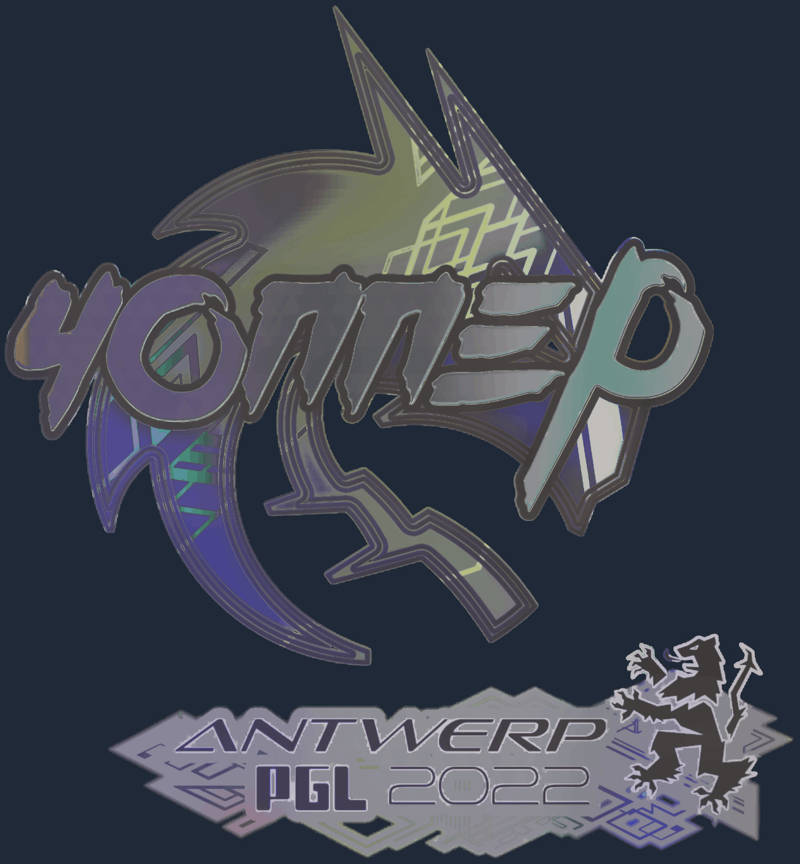 Sticker | chopper (Holo) | Antwerp 2022