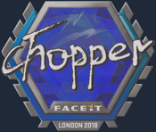 Sticker | chopper | London 2018