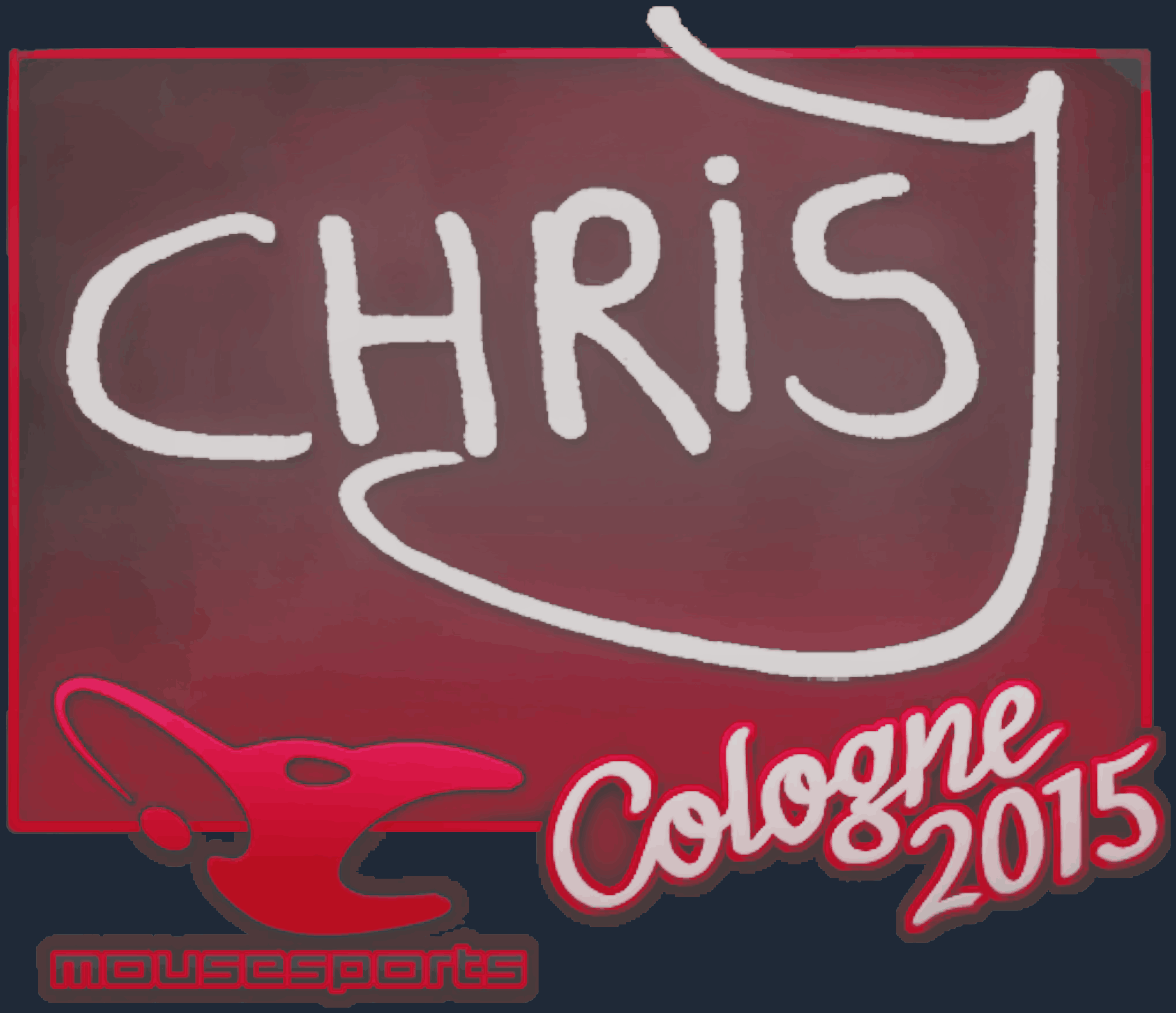 Sticker | chrisJ | Cologne 2015