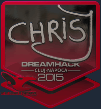 Sticker | chrisJ (Foil) | Cluj-Napoca 2015