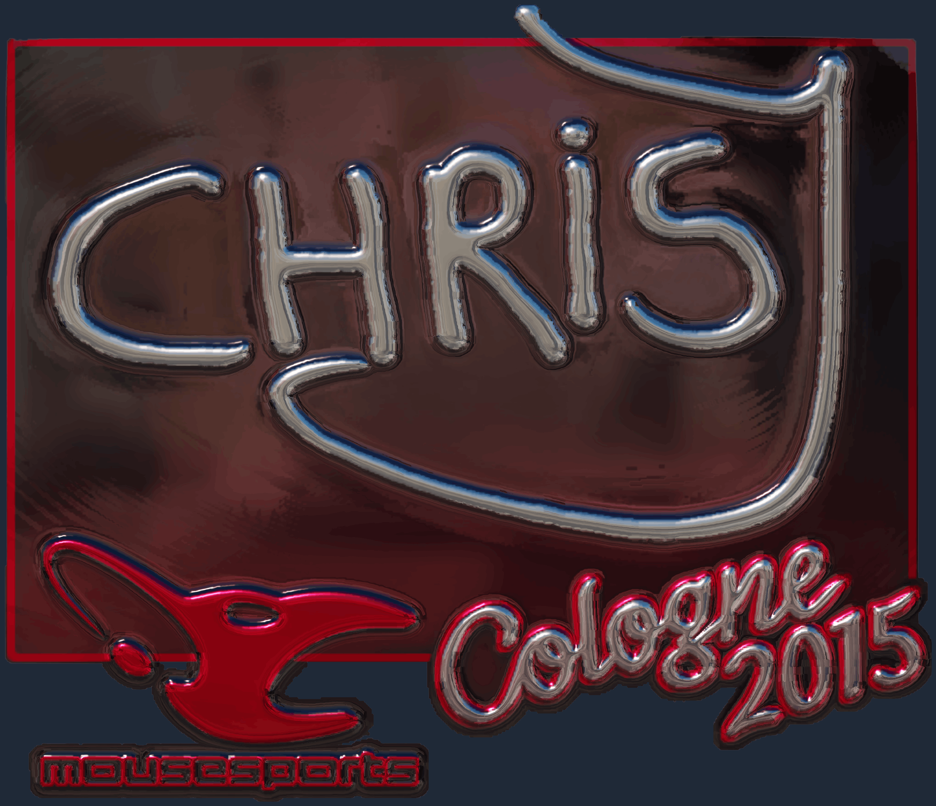 Sticker | chrisJ (Foil) | Cologne 2015